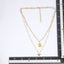 MNSS29 STAINLESS STEEL MULTI CHAIN NECKLACE WITH HEART AAB CO..