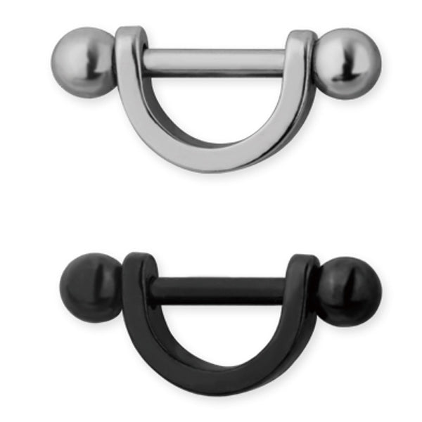 BRTH01 BARBELL WITH BALL & U RING AAB CO..