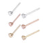 GESS104 STAINLESS STEEL EAR STUDS
(heart shape)