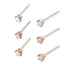GESS106 STAINLESS STEEL EAR STUDS
(star shape)