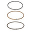 NSS364  STAINLESS STEEL LEATHER NECKLACE
