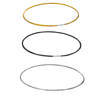 NSS366  STAINLESS STEEL WIRE NECKLACE AAB CO..