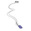 NSS107 STAINLESS STEEL NECKLACE WITH GLASS AAB CO..
