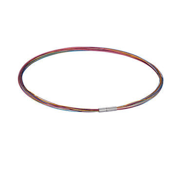 NSS367  STAINLESS STEEL WIRE NECKLACE AAB CO..