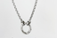 NSS702 STAINLESS STEEL NECKLACE  WITH RING