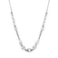 NSS714 STAINLESS STEEL NECKLACE WITH GLASS AAB CO..
