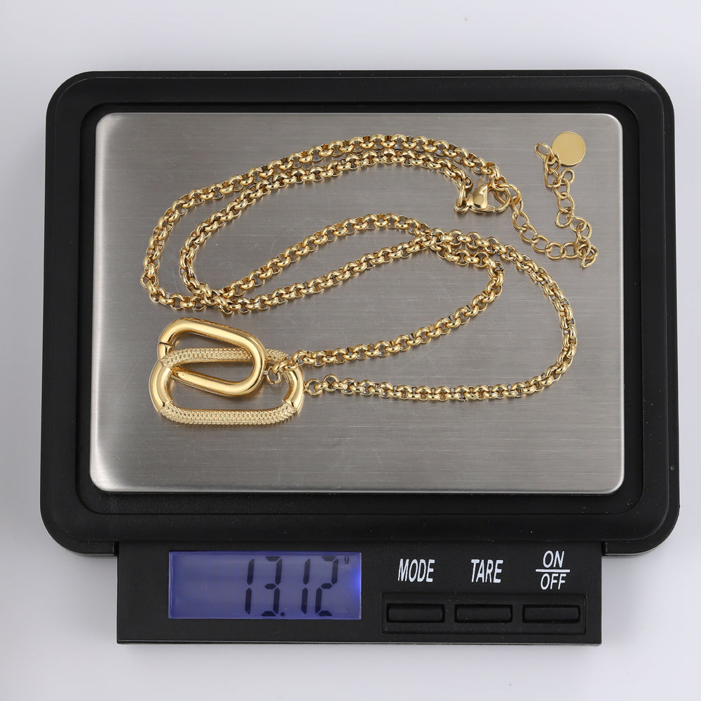 NSS781 STAINLESS STEEL NECKLACE AAB CO..