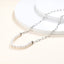 NSS796 STAINLESS STEEL NECKLACE WITH SHELL PEARL AAB CO..