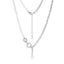 NSS798 STAINLESS STEEL NECKLACE WITH PEARL AAB CO..