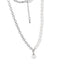 NSS801 STAINLESS STEEL NECKLACE WITH SHELL PEARL AAB CO..