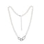 NSS802 STAINLESS STEEL NECKLACE WITH SHELL PEARL