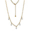NSS804 STAINLESS STEEL NECKLACE WITH PEARL