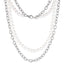 NSS862 STAINLESS STEEL NECKLACE WITH SHELL PEARL