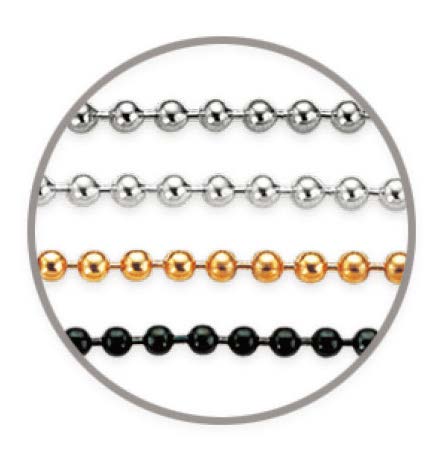 NSSB03 STAINLESS STEEL BALL CHAIN AAB CO..