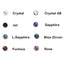 P12-2.5T6 JEWELLED BALL W/BIGER STONE AAB CO..