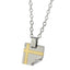 PSF03 STAINLESS STEEL PENDANT PVD CZ