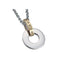PSLD32  STAINLESS STEEL PENDANT PVD CZ