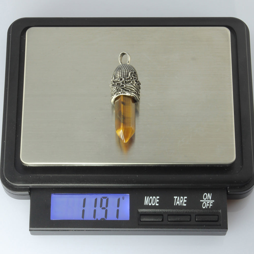 PSS1098 STAINLESS STEEL PENDANT WITH NATURAL STONE AAB CO..