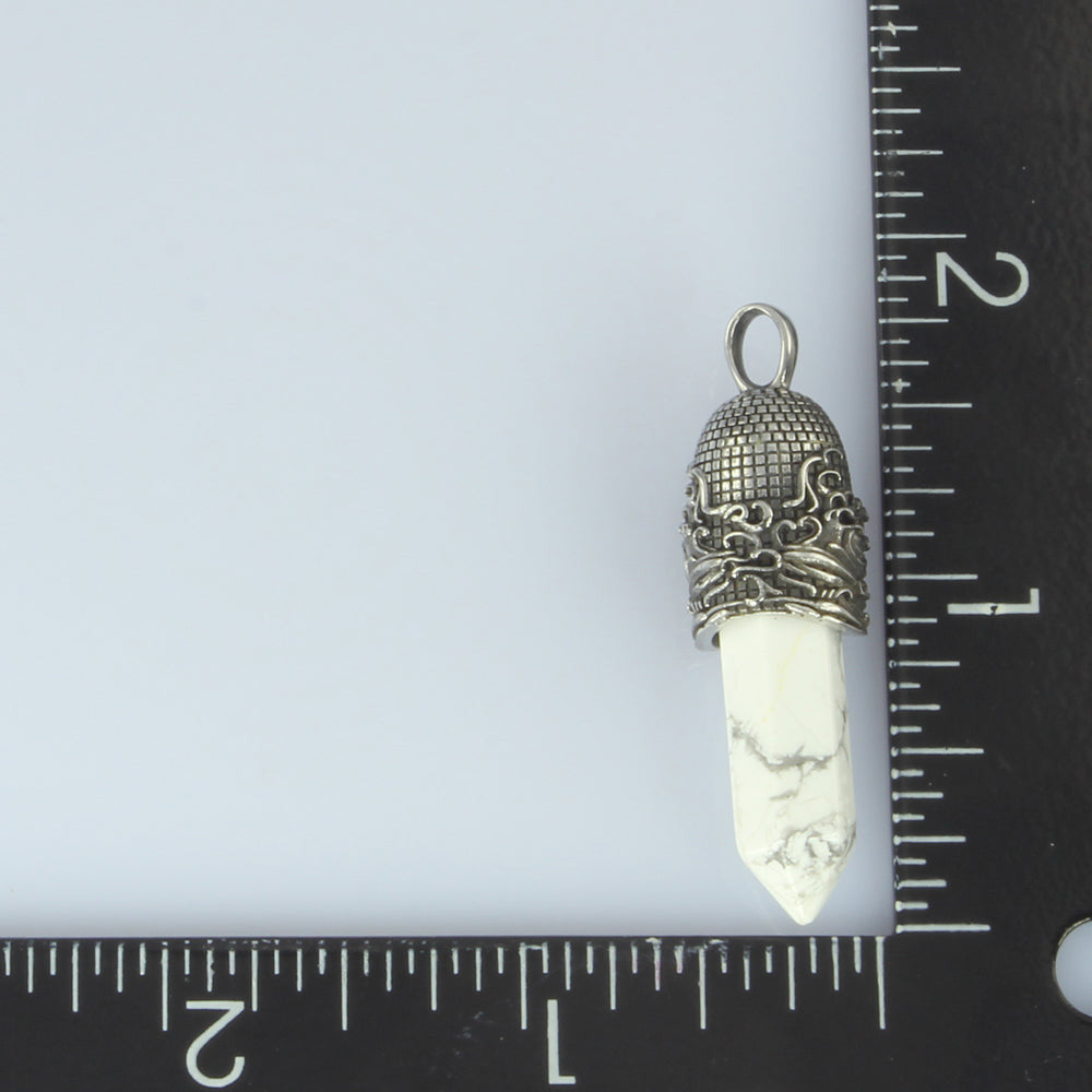 PSS1098 STAINLESS STEEL PENDANT WITH NATURAL STONE AAB CO..