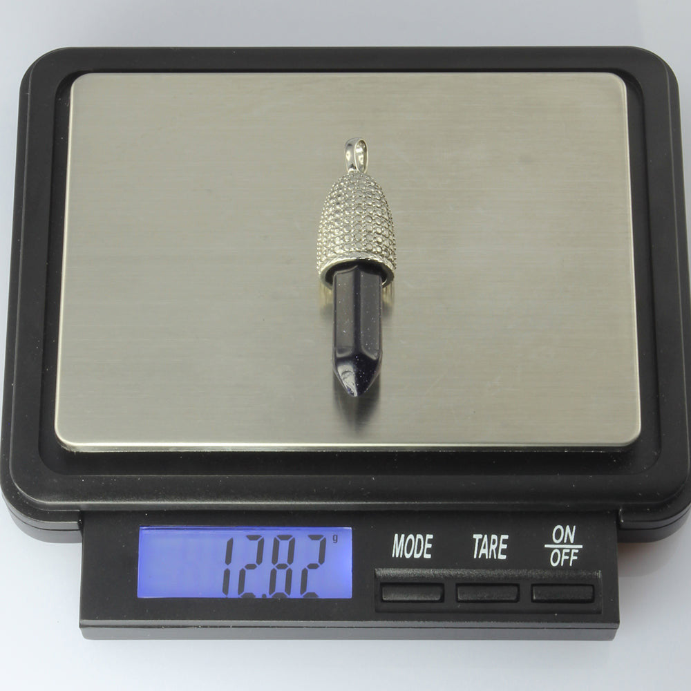 PSS1099 STAINLESS STEEL PENDANT WITH NATURAL STONE AAB CO..