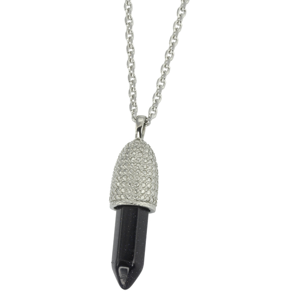 PSS1099 STAINLESS STEEL PENDANT WITH NATURAL STONE AAB CO..