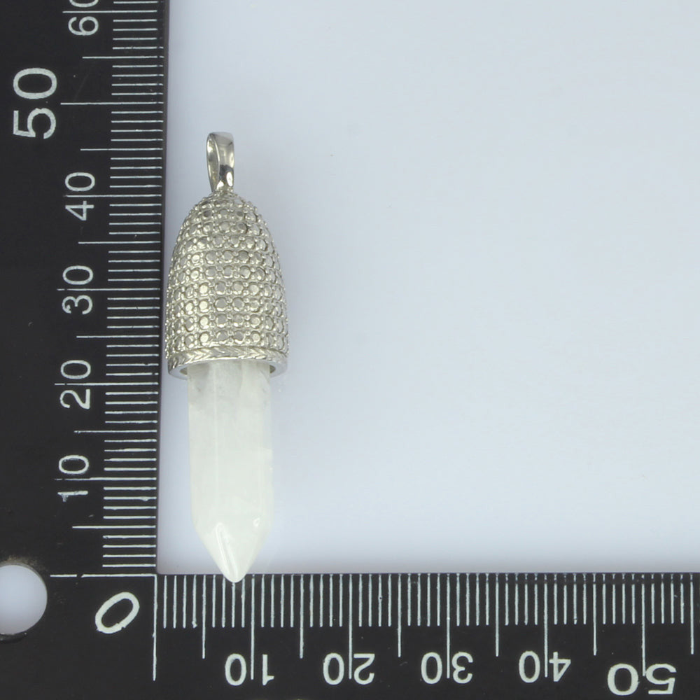 PSS1099 STAINLESS STEEL PENDANT WITH NATURAL STONE AAB CO..