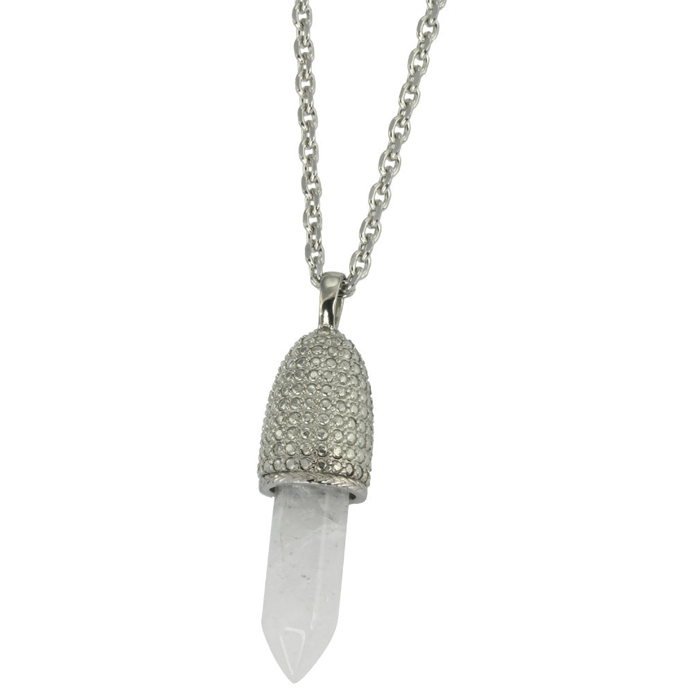 PSS1099 STAINLESS STEEL PENDANT WITH NATURAL STONE AAB CO..