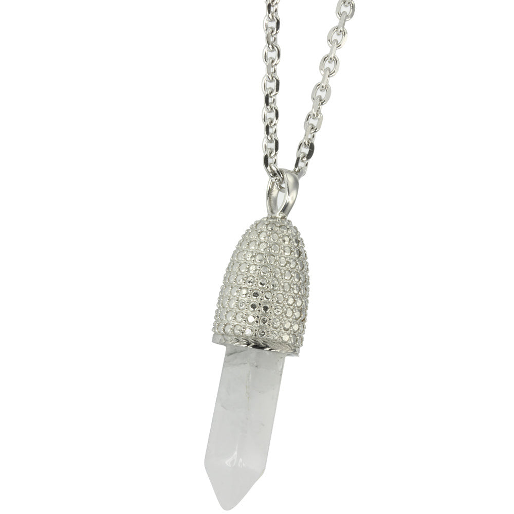PSS1099 STAINLESS STEEL PENDANT WITH NATURAL STONE AAB CO..
