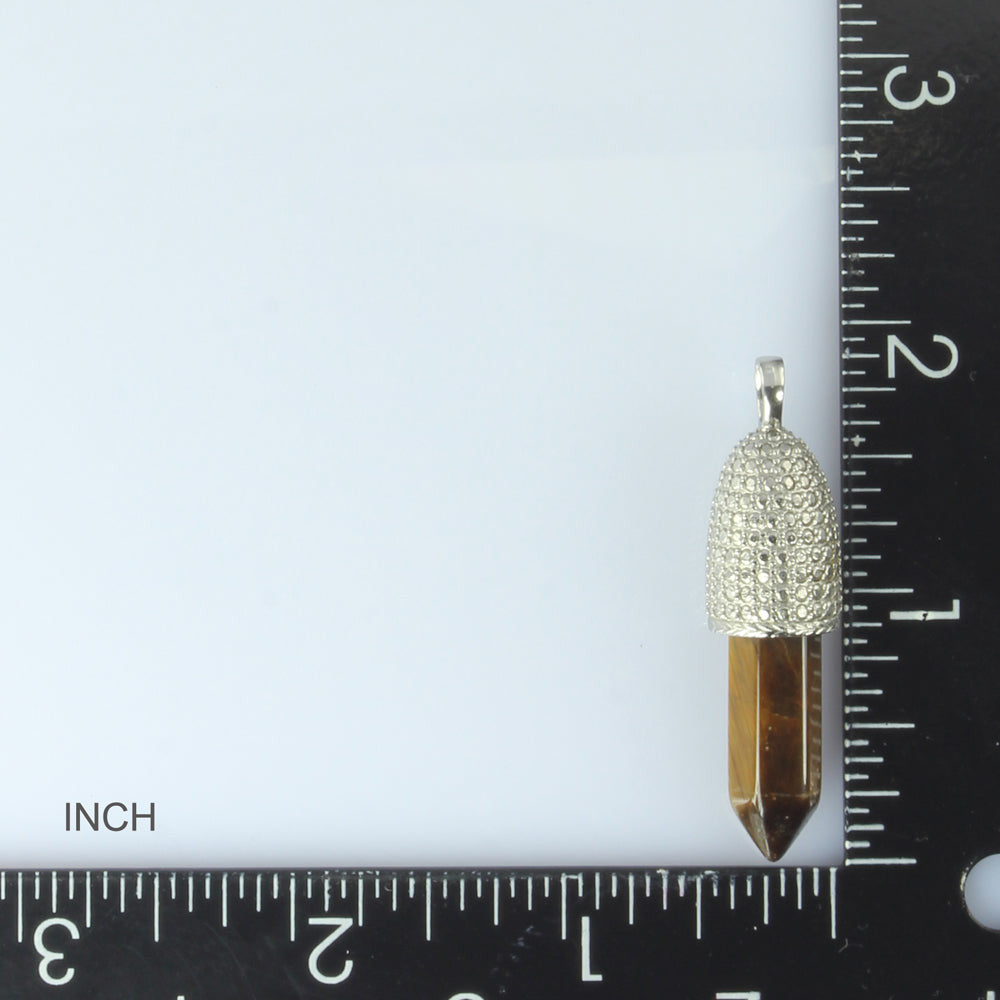 PSS1099 STAINLESS STEEL PENDANT WITH NATURAL STONE AAB CO..