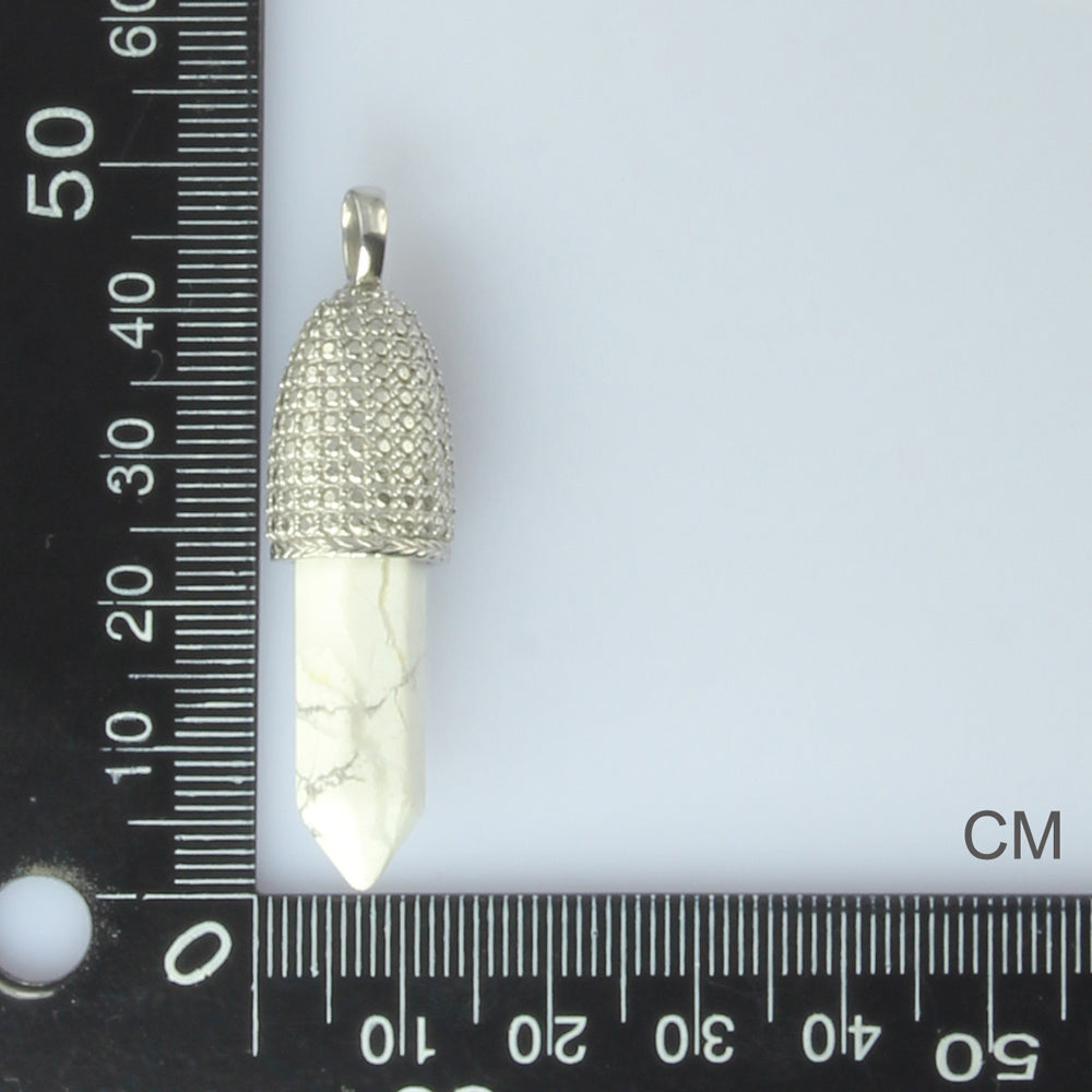 PSS1099 STAINLESS STEEL PENDANT WITH NATURAL STONE AAB CO..