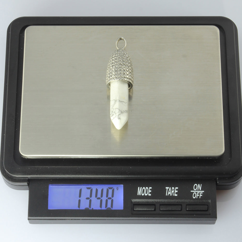 PSS1099 STAINLESS STEEL PENDANT WITH NATURAL STONE AAB CO..