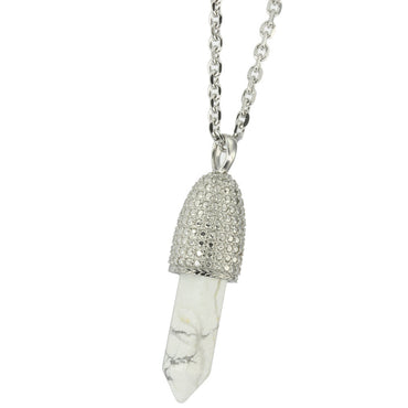 PSS1099 STAINLESS STEEL PENDANT WITH NATURAL STONE AAB CO..