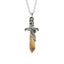 PSS1100 STAINLESS STEEL PENDANT WITH NATURAL STONE