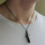 PSS1100 STAINLESS STEEL PENDANT WITH NATURAL STONE