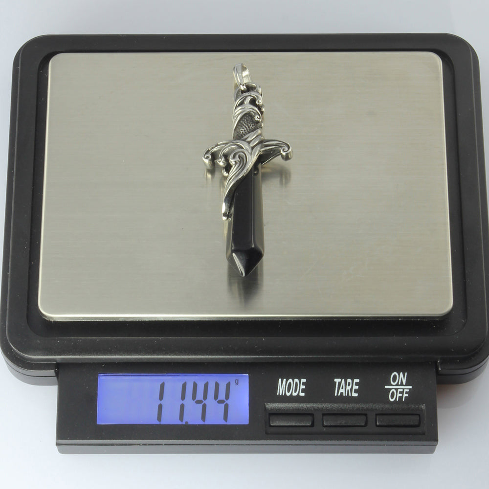 PSS1100 STAINLESS STEEL PENDANT WITH NATURAL STONE