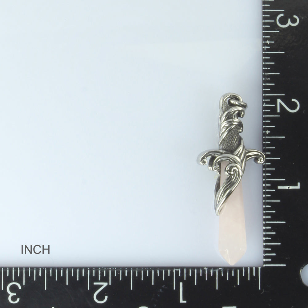 PSS1100 STAINLESS STEEL PENDANT WITH NATURAL STONE