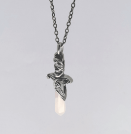 PSS1100 STAINLESS STEEL PENDANT WITH NATURAL STONE