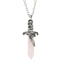 PSS1100 STAINLESS STEEL PENDANT WITH NATURAL STONE