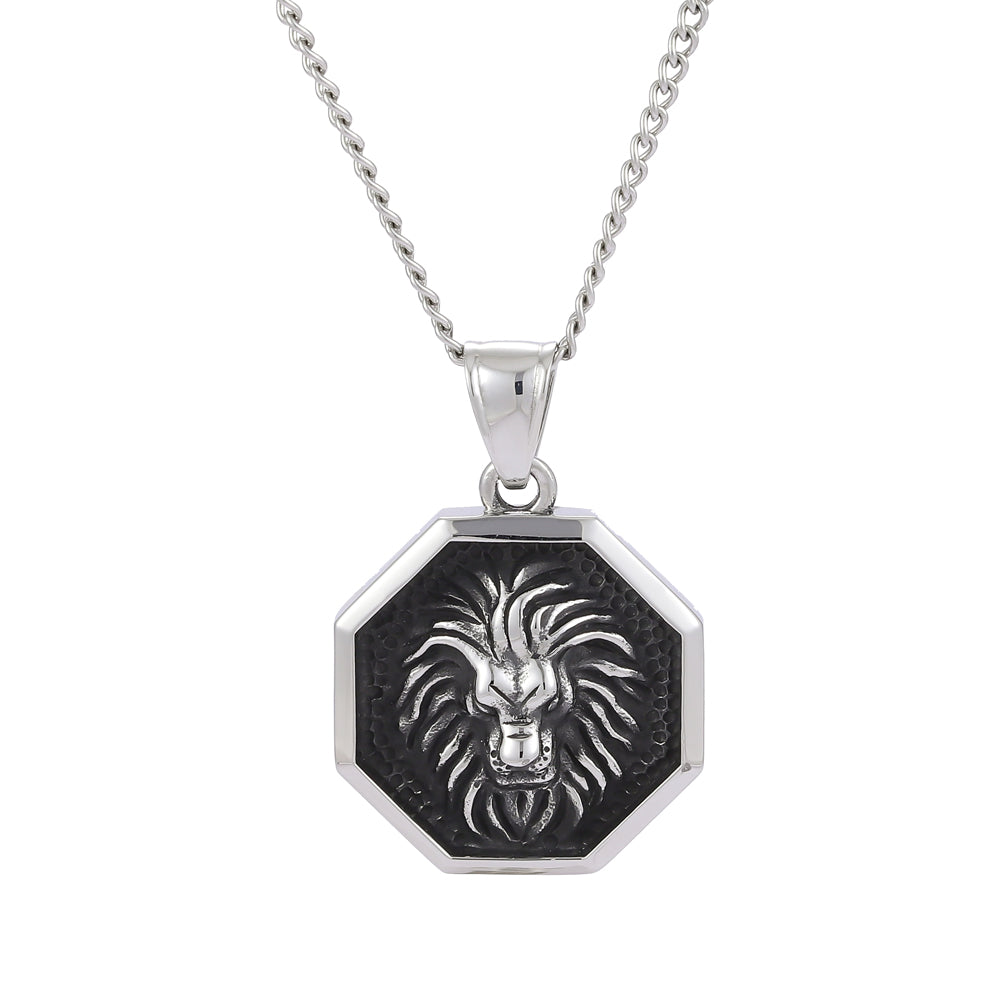 PSS1125 STAINLESS STEEL PENDANT WITH LION