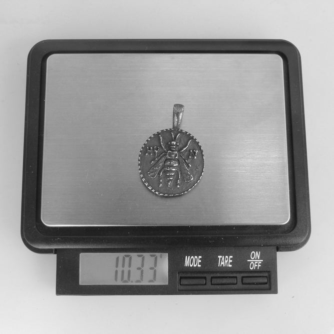 PSS1129 STAINLESS STEEL PENDANT WITH 925 BLACK AAB CO..