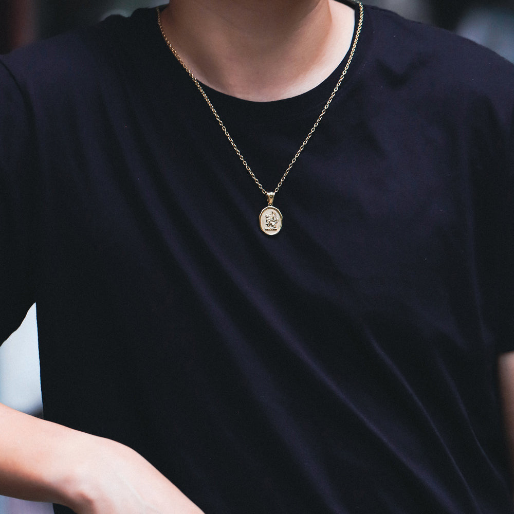 PSS1161 STAINLESS STEEL OVAL PENDANT AAB CO..