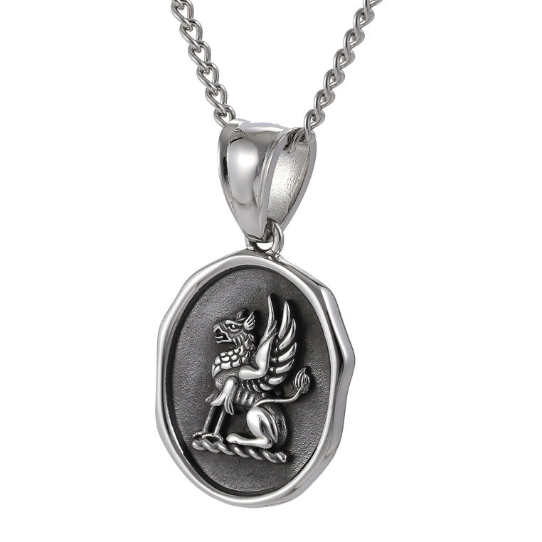 PSS1161 STAINLESS STEEL OVAL PENDANT AAB CO..
