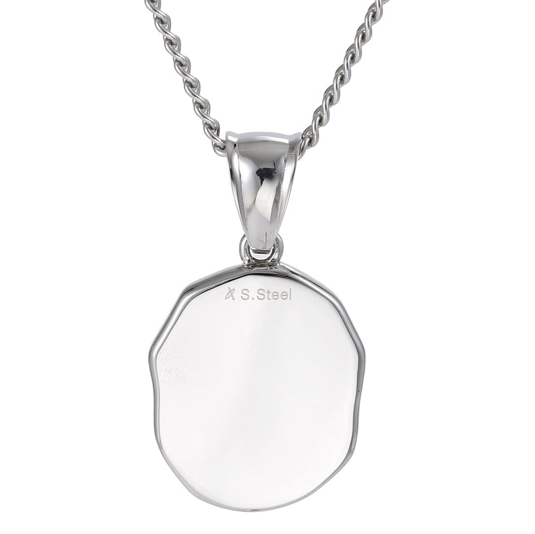 PSS1161 STAINLESS STEEL OVAL PENDANT