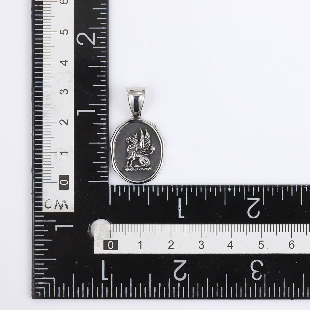 PSS1161 STAINLESS STEEL OVAL PENDANT AAB CO..