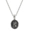 PSS1161 STAINLESS STEEL OVAL PENDANT