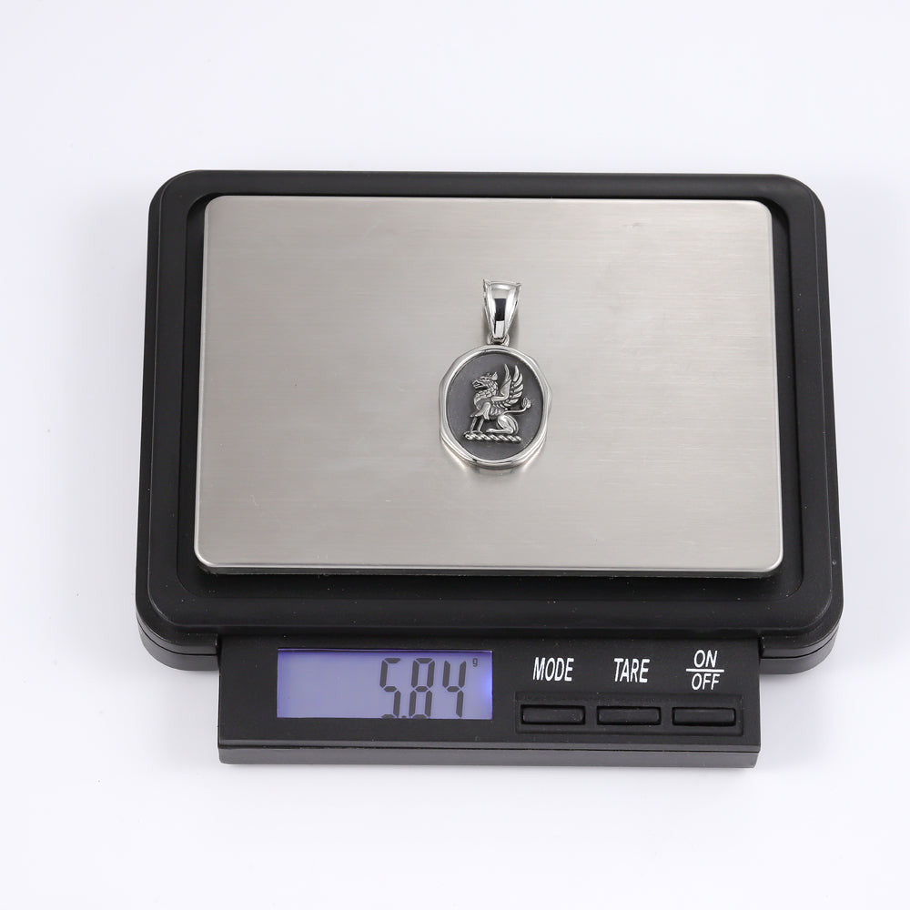 PSS1161 STAINLESS STEEL OVAL PENDANT AAB CO..
