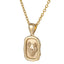 PSS1163 STAINLESS STEEL SQUARE PENDANT AAB CO..
