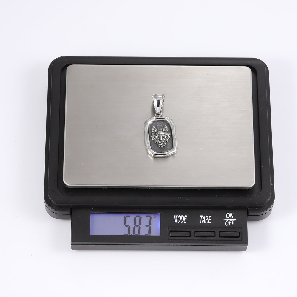 PSS1163 STAINLESS STEEL SQUARE PENDANT AAB CO..
