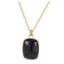 PSS1169 STAINLESS STEEL OVAL PENDANT WITH NATURAL STONE AAB CO..
