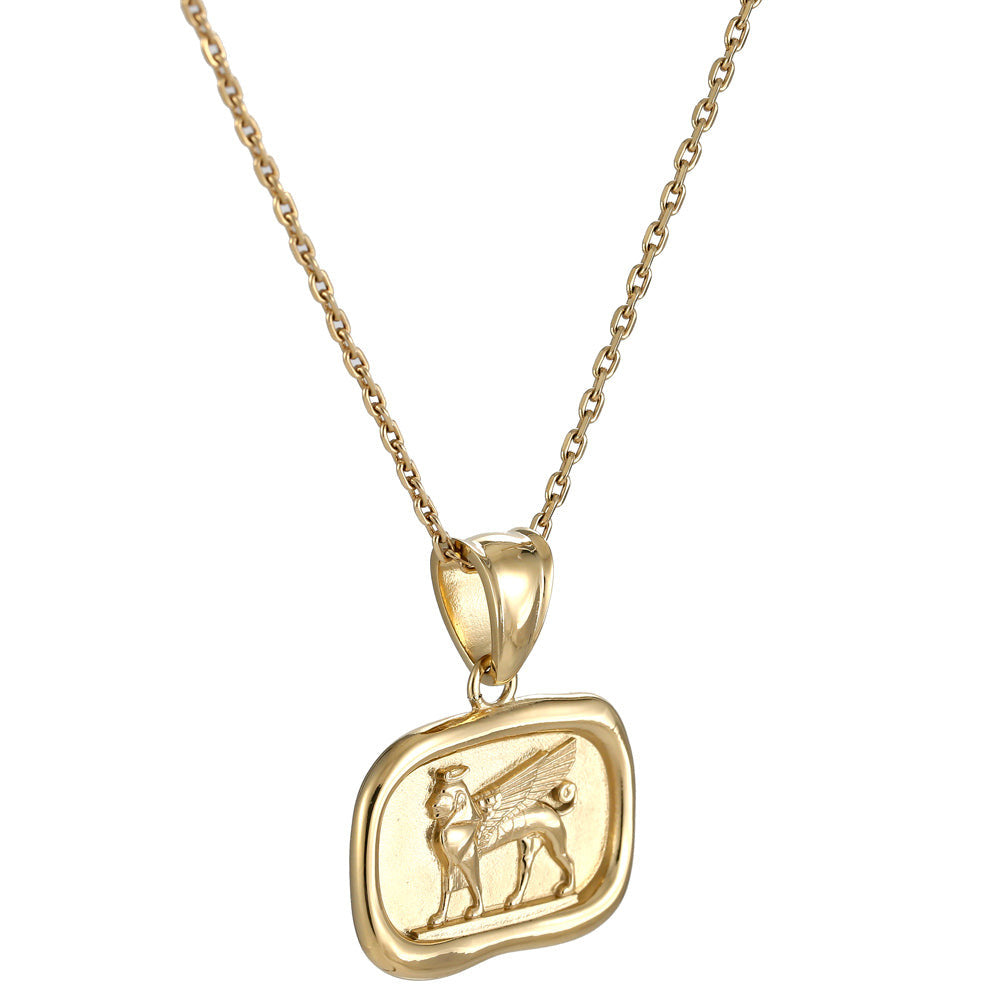 PSS1181 STAINLESS STEEL SQUARE PENDANT AAB CO..